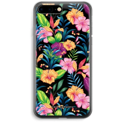 Afbeelding van Case Company® hoesje geschikt voor iPhone 7 PLUS Tropisch 2 Soft Cover Telefoonhoesje Bescherming aan alle Kanten en Schermrand