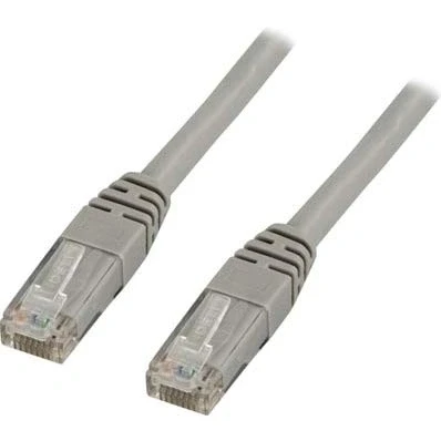 Afbeelding van DELTACO TP 60 Cat6 U/UTP Netwerkkabel LSZH Grijs 0.5 meter