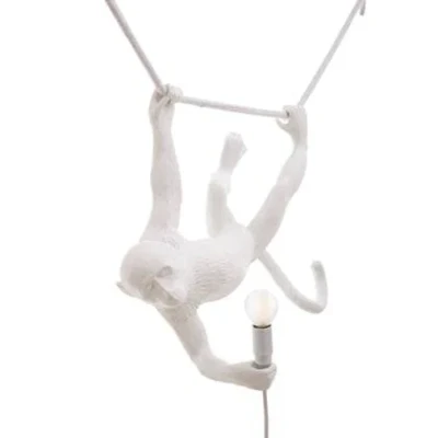 Afbeelding van Seletti Monkey Lampresin Aan Touw