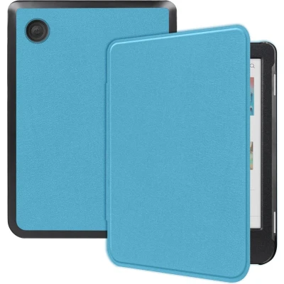 Afbeelding van imoshion Slim Hard Case Bookcase voor de Kobo Clara Colour / BW Lichtblauw