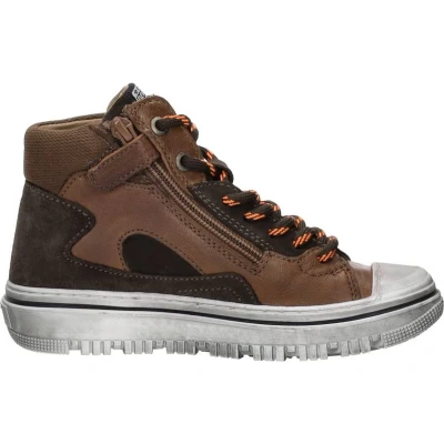 Afbeelding van Develab Veterschoenen Hoog Cognac Maat 27