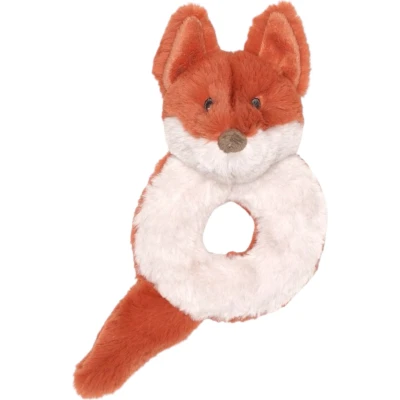 Afbeelding van Happy Horse Vos Flore Rammelaar 15 cm Roestbruin Baby cadeau