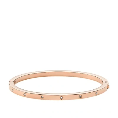 Afbeelding van Fossil dames Sadie bangle met glassteen JF04394791 in de kleur Roségoud
