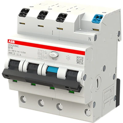 Afbeelding van ABB Componenten FlexLine aardlekautomaat 3 polig+nul 16A B kar 30mA (2CSR256192R1165)