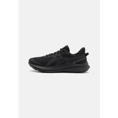 Afbeelding van Asics JOLT 5 Hardloopschoenen voor op de weg, Dames, Maat: 43.5, Black/carrier grey Textiel/ synthetisch