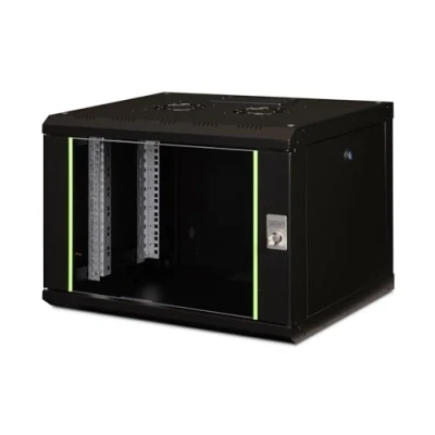 Afbeelding van Digitus DN 19 07 U SW 19inch wandkast (b x h d) 600 420 450 mm 7 HE Zwart (RAL 9005)