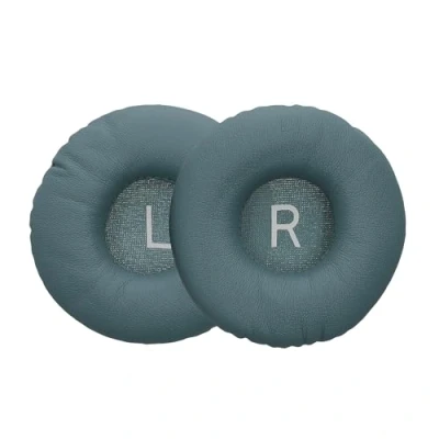 Afbeelding van kwmobile 2x oorkussens geschikt voor Philips H4205 Earpads koptelefoon in blauwgrijs
