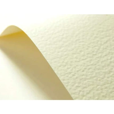 Afbeelding van Netuno 40 x wafelkarton crème hamer A5 148 210 mm 246 g Elfenbein karton reliëf knutselpapier structuurpapier voor uitnodigingskaarten visitekaartjes diploma&#039;s decoratief hoge kwaliteit