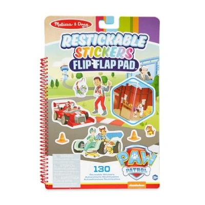 Afbeelding van Melissa &amp; Doug Flip Flap Pad met herbruikbare PAW Patrol stickers Klassieke missies (130 stickers)