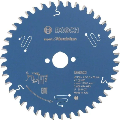 Image de BOSCH 2608644093 lame de scie circulaire Expert pour aluminium, 150 x 20 2.6 mm, 42T