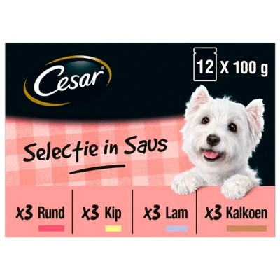 Afbeelding van Cesar Maaltijdzakjes in Saus 12 x 100 gr
