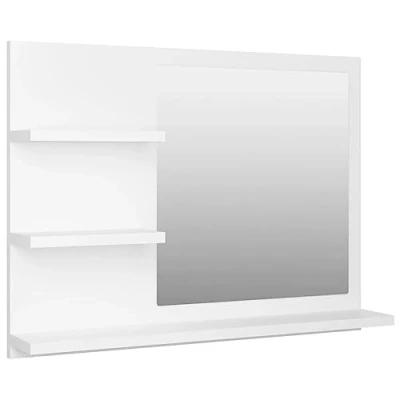 Image de vidaXL Miroir de salle bain blanc 60x10,5x45 cm bois d’ingénierie805006