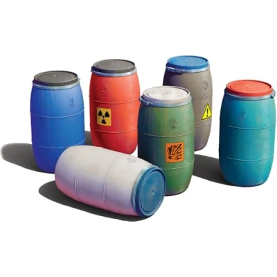 Afbeelding van 1:24 MiniArt 24011 Kunststof vaten 200L 6 Drums voor Diorama Plastic Modelbouwpakket