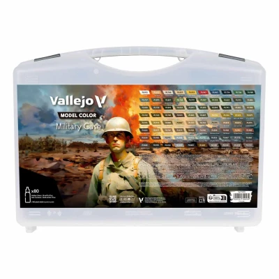 Afbeelding van Model Color Military Case 80 kleuren 18ml 70253