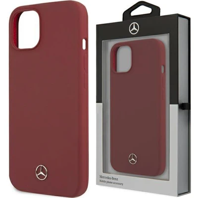 Afbeelding van Mercedes MEHCP13SSILRE iPhone 13 mini 5.4 rood/rood hardcase Silicone Line