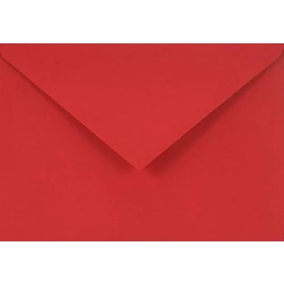 Afbeelding van Netuno 100 rode enveloppen C6 114 x 162 mm 115 g Sirio Color Lampone decoratieve elegante puntige klep kleurrijke voor bruiloft verjaardag doop Kerstmis uitnodigingen wenskaarten