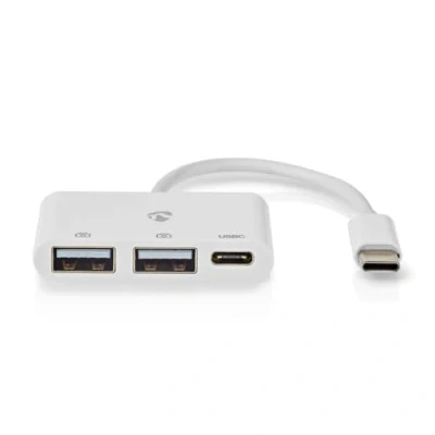 Afbeelding van USB C hub Nedis (USB naar en 2 x A, Busgevoed)