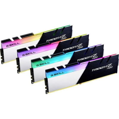 Afbeelding van G.Skill Trident Z Neo Werkgeheugenset voor PC DDR4 32 GB 4 x 8 Non ECC 3600 MHz 288 pins DIMM CL18 22 42 F4 3600C18Q 32GTZN
