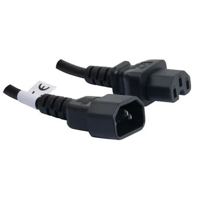 Afbeelding van Good Connections Aansluitkabel koud apparaat, C14 stekker / C15 contactdoos, 1,8 m Voor het aansluiten van een (1.80 m), Stroomkabel