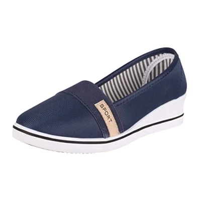 Afbeelding van Elara Ballerina, laag voor dames, Blauw Londen