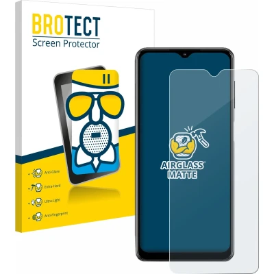 Afbeelding van BROTECT Screenprotector voor Samsung Galaxy M12 Folie Beschermfolie Beschermglas matte