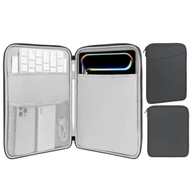 Afbeelding van MoKo 9 11 Inch Tablet Sleeve Case, Fits iPad Air 5 10.9&quot; 2022, Pro M2 2022 2018, 10th 10.9 4 10.9, Tab S8/A7, Protective Bag Carrying Case with Pocket, Dark Gray