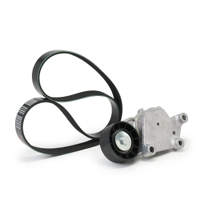 Afbeelding van FEBI BILSTEIN 176080 Poly V riem set Met spanelement PEUGEOT: Partner II Van, 5008 I, 208 I Hatchback, FORD: FIESTA 7, Focus 2, B Max