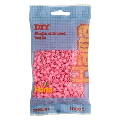 Image de Hama 207 06 Loisirs Créatifs Perles et Bijoux Sachet 1000 Rose