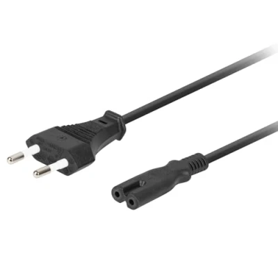Afbeelding van Voedingskabel Lanberg CA C7CA 10CC 0018 BK Zwart C7 CEE7/16 1,8 m
