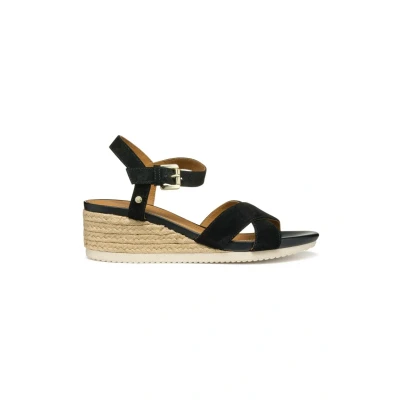 Afbeelding van Geox Espadrilles, Dames, Maat: 39.5, Black Leer