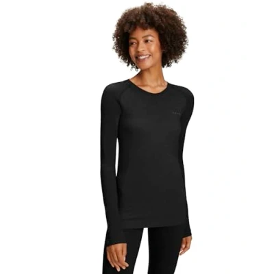 Afbeelding van FALKE Dames Wool Tech Light Ronde Neck Technisch Ondergoed Sport Shirt Lange Mouwen Warm en Koud Ademend Klimaatregulering Anti geur Wol Functioneel Garen 1 stuk