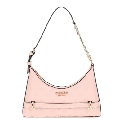 Afbeelding van GUESS Schoudertas Zarela Top Zip Shoulder Bag Peony Logo Roze