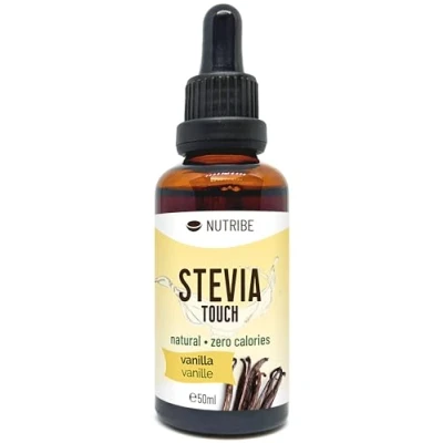 Afbeelding van Nutribe Stevia Touch 50 ml vanille, natuurlijke zoetstof zonder calorieën Frans merk