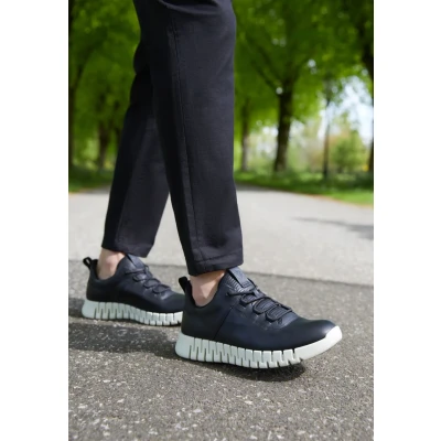 Afbeelding van Ecco Hommes Chaussures Baskets Tendance Noir 39