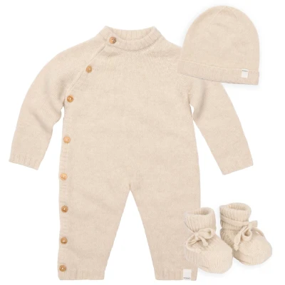 Afbeelding van Koeka Baby Kledingset Premium Knit Beja warm white