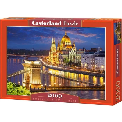 Afbeelding van Budapest view at dusk Legpuzzel 2000 stukjes