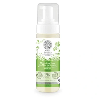 Afbeelding van Natura Siberica Oogmake up remover hydraterend schuim NS 170 ml