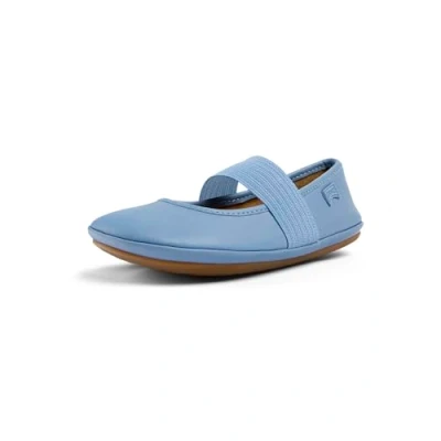 Afbeelding van Camper Right KIDS Ballerina&#039;s met enkelbandjes voor kinderen, Maat: 32, Medium blue Leer