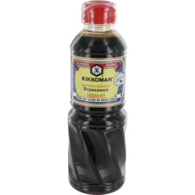 Image de KIKKOMAN Lot de 2 pots sauce soja (2 x 500 ml)