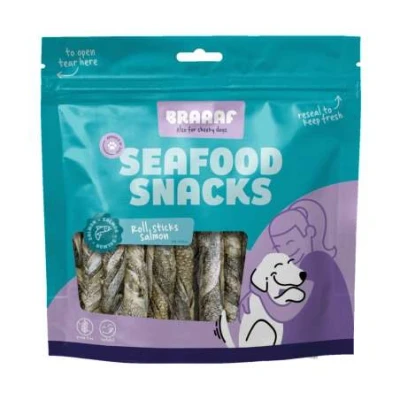 Afbeelding van Braaaf salmon roll sticks 12cm 175 gram