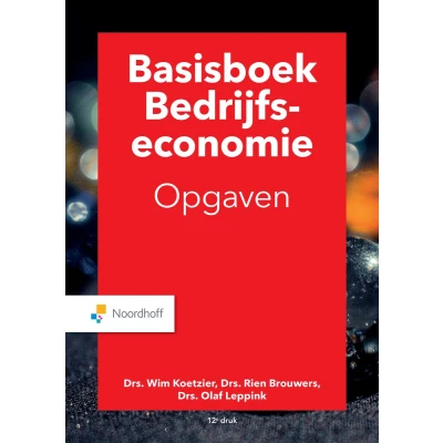 Afbeelding van Basisboek bedrijfseconomie opgaven