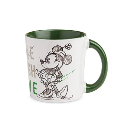 Afbeelding van Disney Egan Mok Minnie Mouse Live Laugh Love Groen 9,5cm