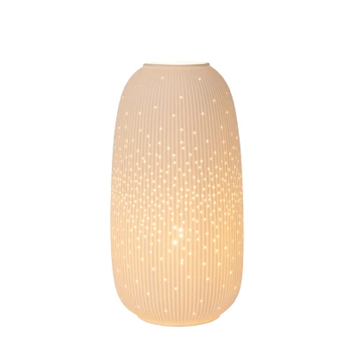 Afbeelding van Lucide FLORES Tafellamp Ø 17,5 cm 1xE14 Wit