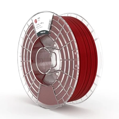 Image de extrudr® PETG Ø 1,75 mm (1,1 kg) « Light Fire RED/ROT » Filament pour imprimante 3D Fabriqué en Autriche Qualité supérieure à un prix équitable