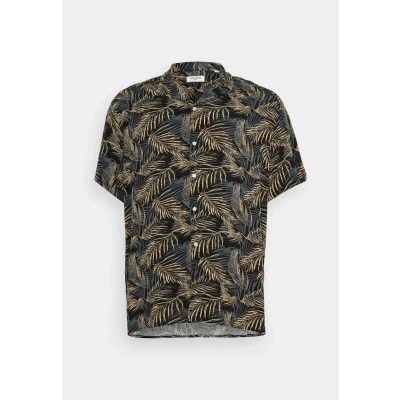 Afbeelding van Jack &amp; Jones Jjejeff Tropical Resort Shirt Overhemd, Heren, Maat: 4XL, Black