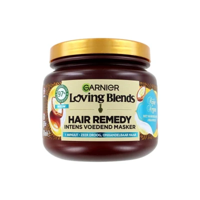 Afbeelding van 1+1 gratis: Garnier Loving Blends Rijke Argan Haarmasker 340 ml
