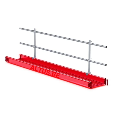 Afbeelding van Euroscaffold Leuning compleet 4 meter