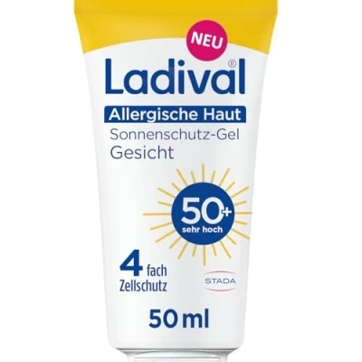 Afbeelding van Ladival Zonbeschermingsgel SPF 50+ voor allergische huid en Mallorcaanse acne, met 4 lagen unieke celbescherming fotolyase, 50 ml