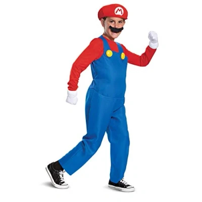 Afbeelding van Nintendo Super Mario Bros De Luxe kostuum voor kinderen, medium