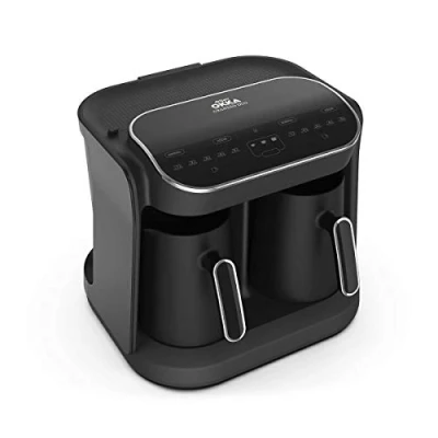 Afbeelding van Arzum Okka Grandio Duo Koffiezetapparaat, mokka, zwart/chroom, kopjes = 10 schermen